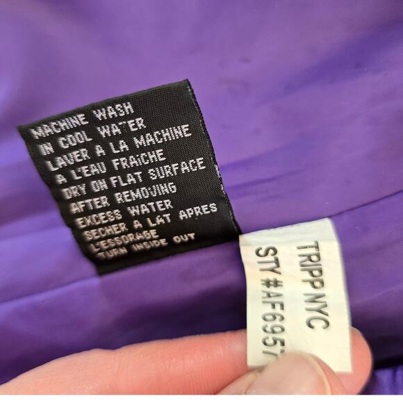 Tripp NYC Steampunk Gothic Black Knee Length Trench Coat Black Size S Small - Picture 12 of 12